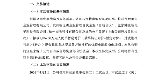 大疆供应商豪江智能5936万元收购杭州优特电源，借高端LED驱动电源打开海外高端照明市场 | 长三角资本局